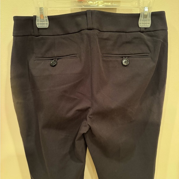 Loft Kate Pants/50% Cotton-44% Rayon/Mid-Rise/Black/Size 6/Office/ Dressy/EUC - Picture 6 of 13